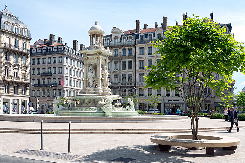 The beautiful 'Place des Jacobins'