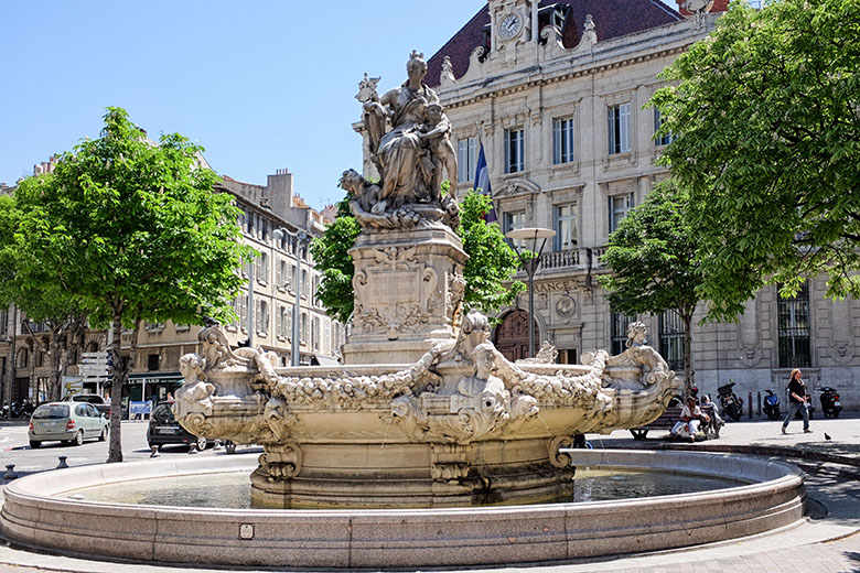 The 'Fontaine Estrangin' on the 'Place Estrangin-Pastré'