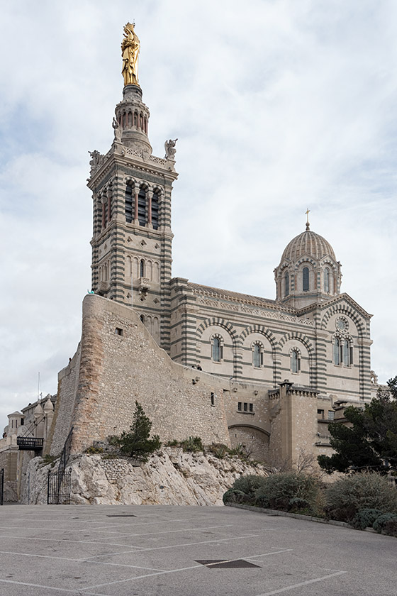 The basilica from the west