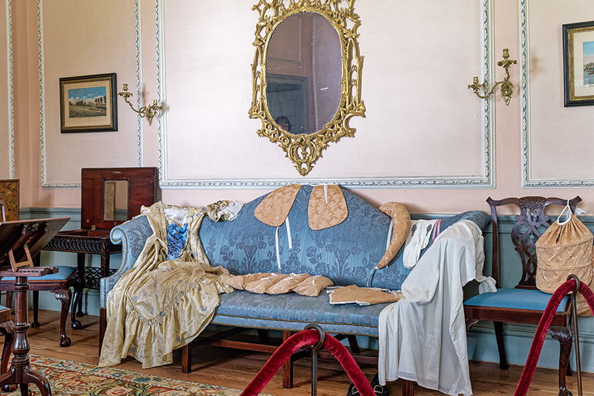 The bewildering paraphernalia in a lady's dressing room of the 1770s