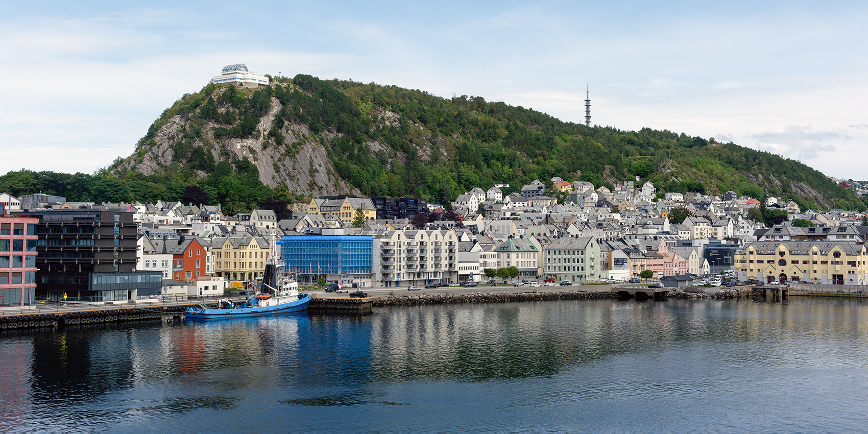 Ålesund, seen from our cruise ship, the Norwegian Prima