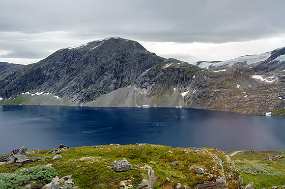 Lake Djupvatnet, elevation 1,016 meters (3,333 feet)