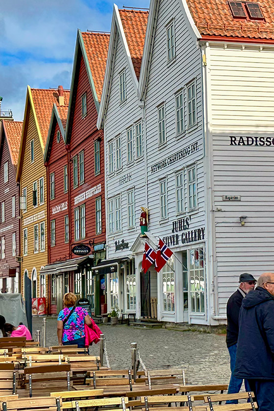 Among the Bryggen houses