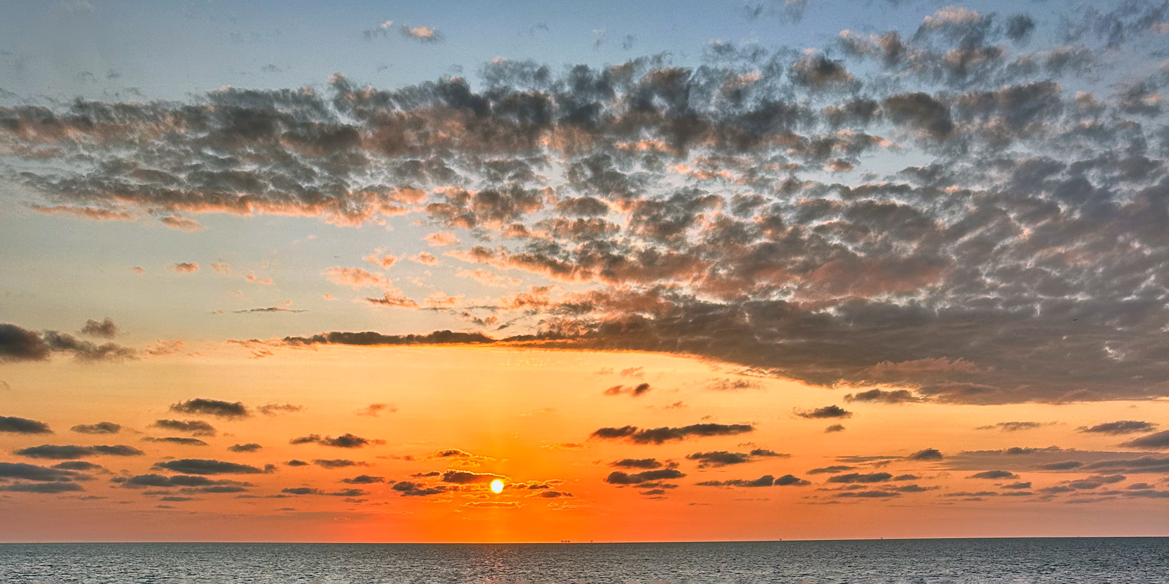 Sailing into the sunset towards The Netherlands