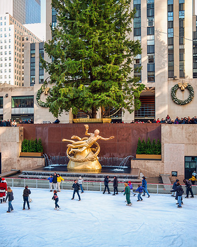 Skating at Rockefeller Center