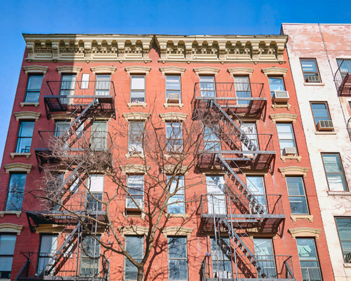 Red building