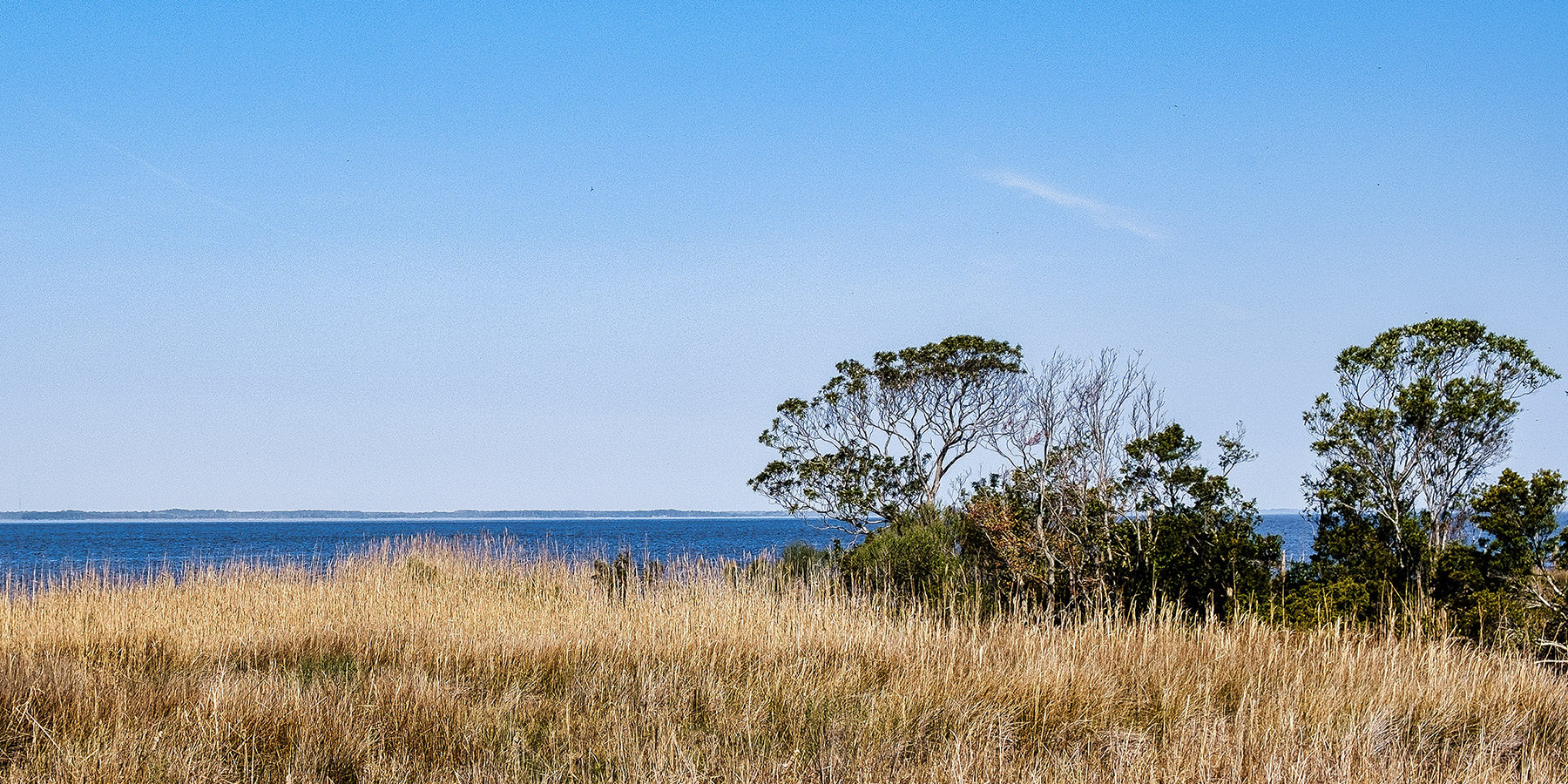 View of the Currituck Sound seen from Duck