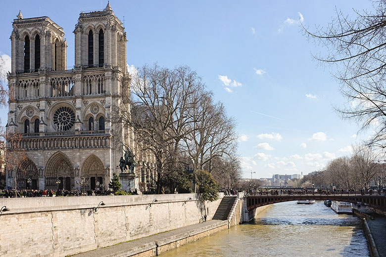 Notre Dame and the Seine
