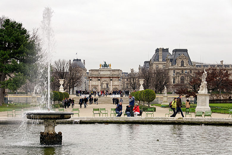 In the 'Tuileries' gardens