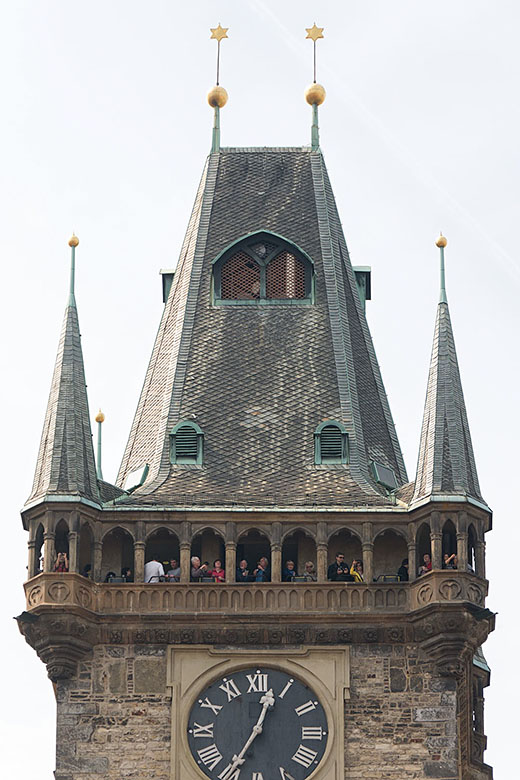 The top of the tower