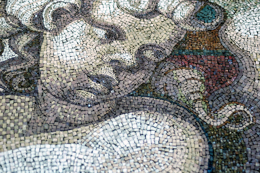 Detail of a mosaic