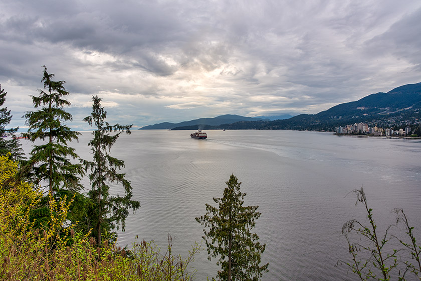 View from Prospect Point Lookout in Stanley Park