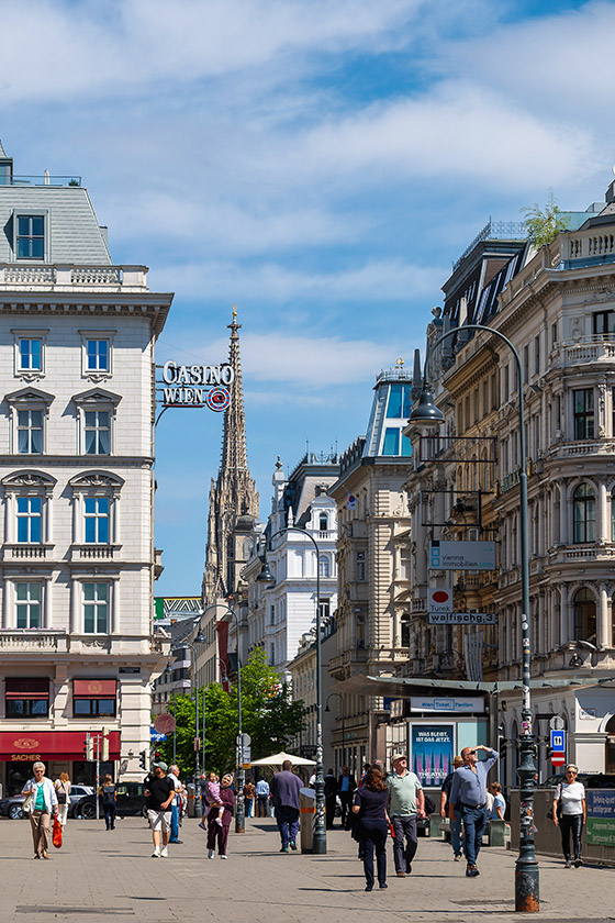 Looking toward St. Stephen's Cathedral