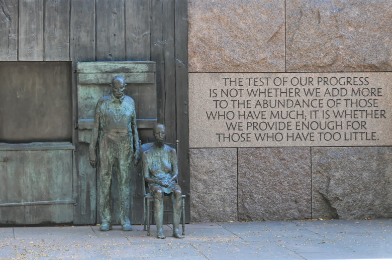 Part the Franklin D. Roosevelt Memorial