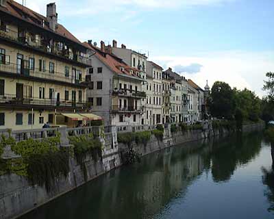 Houses on the river